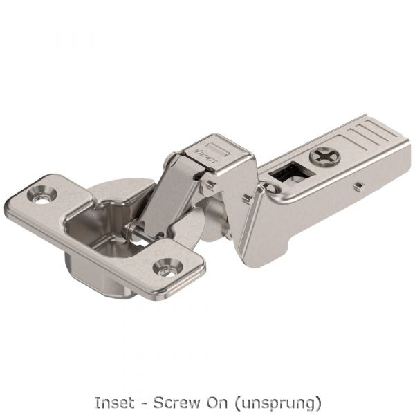 Blum - CLIP Top Profile Door Hinge 95° Nickel Plated + Mounting Plate Cruciform