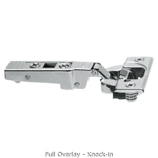 Blum - Clip Top Blumotion Profile/Thick Door Hinge 95° Screw On + Horizontal Cam Plate