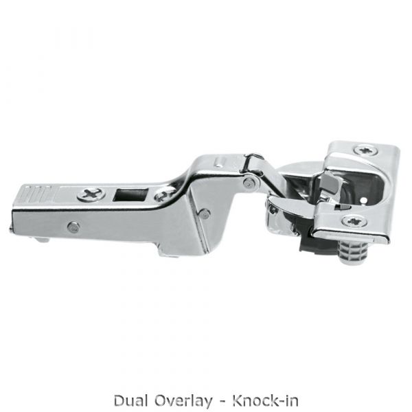 Blum - Clip Top Blumotion Profile/Thick Door Hinge 95° Screw On + Horizontal Cam Plate