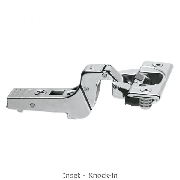 Blum - Clip Top Blumotion Profile/Thick Door Hinge 95° Screw On + Horizontal Cam Plate