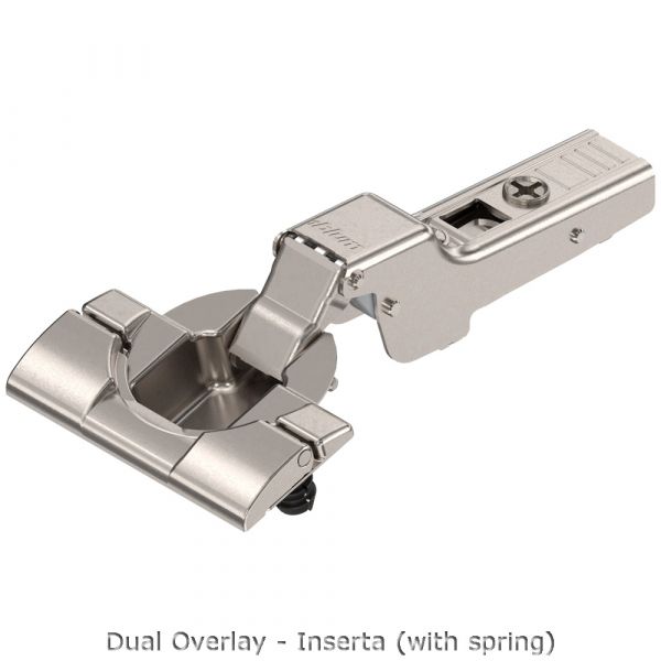 Blum - Clip Top 110° Standard Hinge Nickel Plated + Horizontal Cam Plate