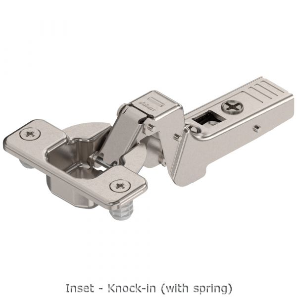 Blum - CLIP Top Profile Door Hinge 95° Nickel Plated + Mounting Plate Cruciform
