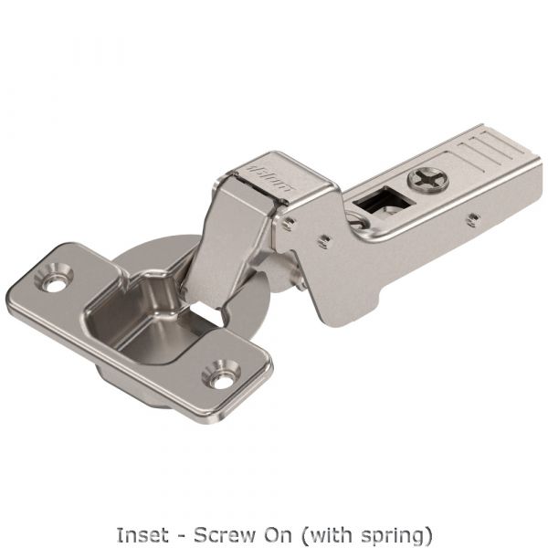 Blum - CLIP Top 107° Hinge Nickel Plated + Horizontal Cam Plate