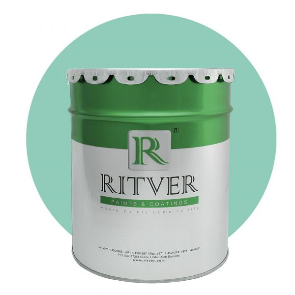Ritver - Diamond Matt Emulsion Wall Paint 3.6L - Apple Green Color