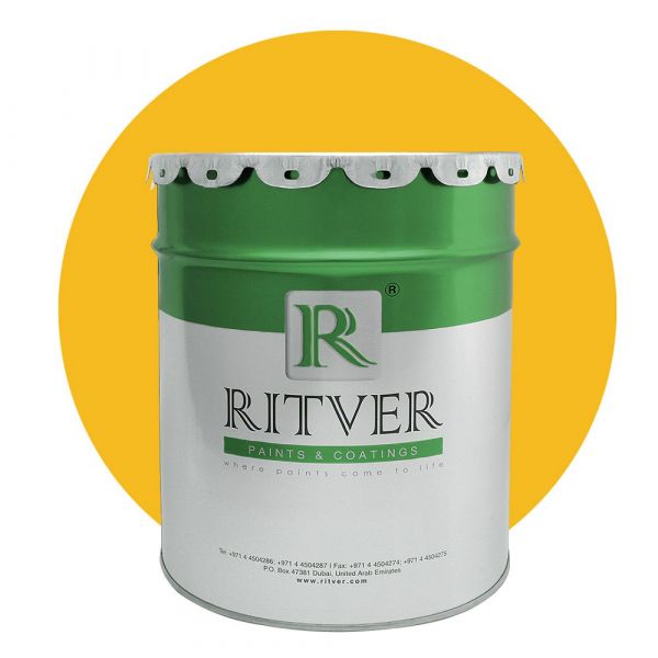 Ritver - Water Based Emulsion Wall Paint 18L - Autumn Yellow Color