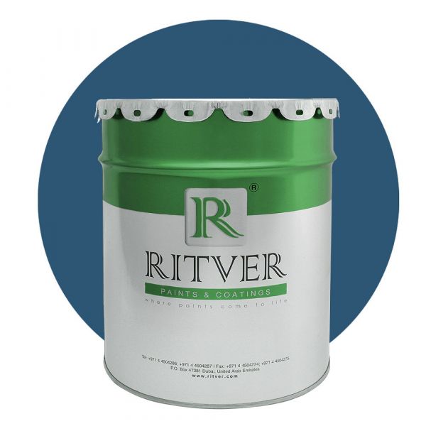 Ritver - Diamond Matt Emulsion Wall Paint 3.6L - Blue Royal Color
