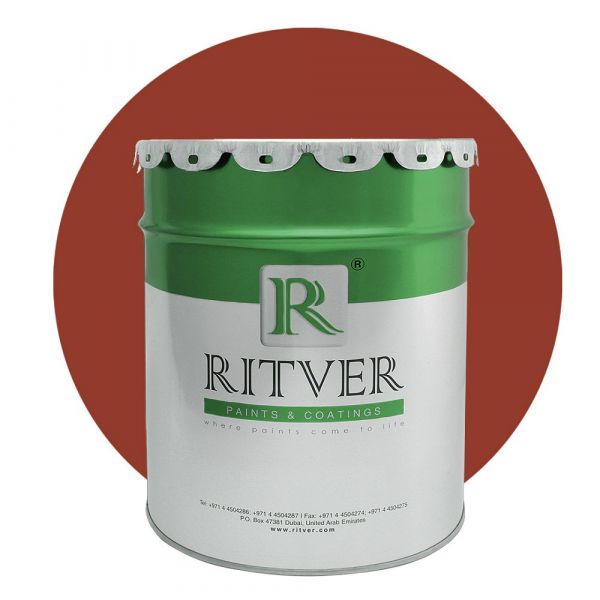 Ritver - Diamond Matt Emulsion Wall Paint 3.6L - Bordeaux Color