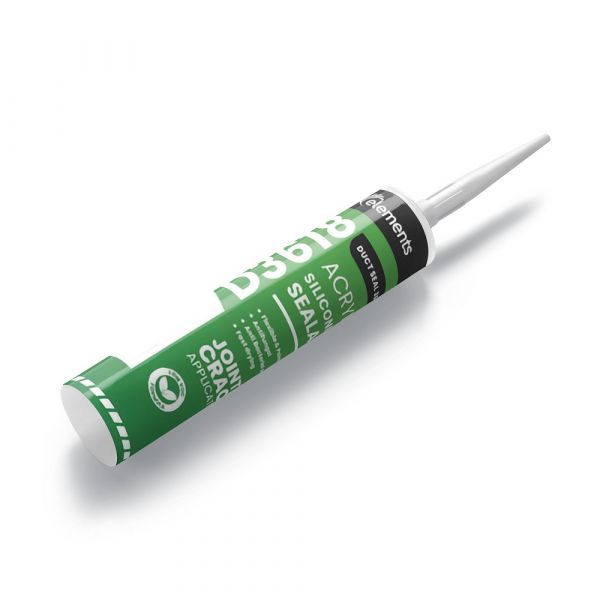 Elements - Acrylic Sealant Siliconized Duct Seal 36-18 - One Component