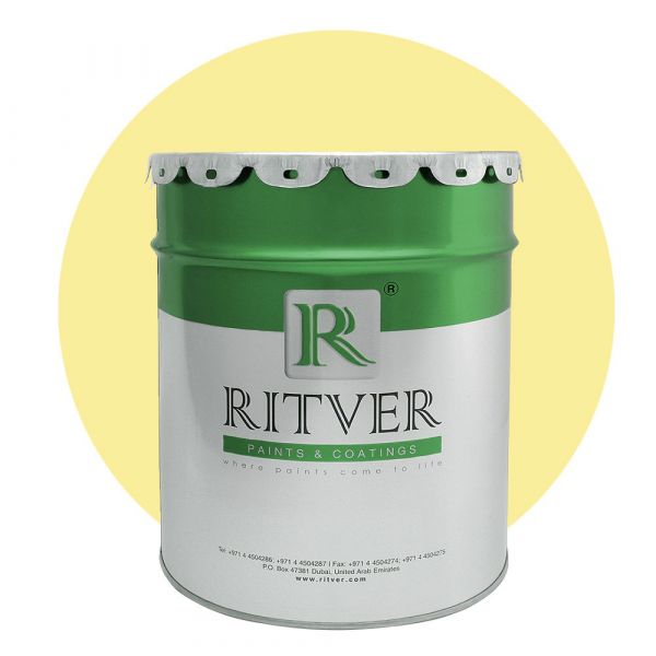 Ritver - Water Based Emulsion Wall Paint 18L - Dirty Yellow Color