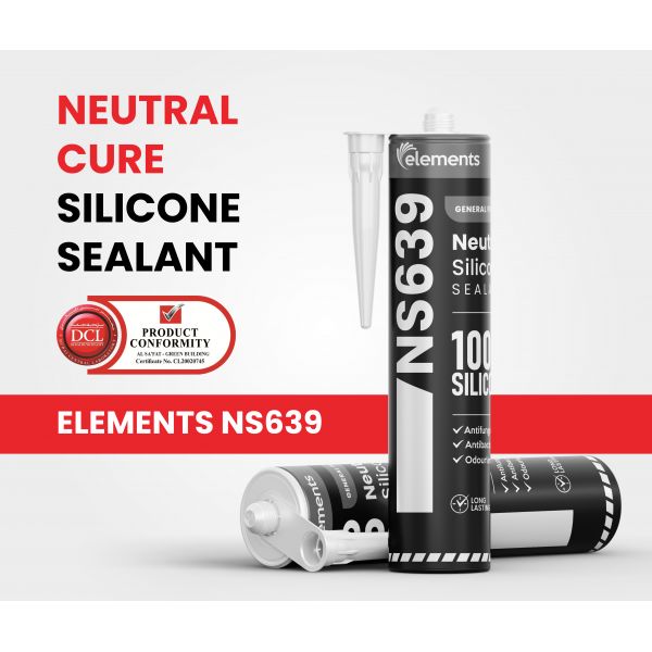 Elements - Low Modulus Neutral Cure Silicone Sealant Translucent 280ml Cartridge