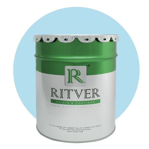 Ritver - Water Based Emulsion Wall Paint 18L - Favorite Blue Color