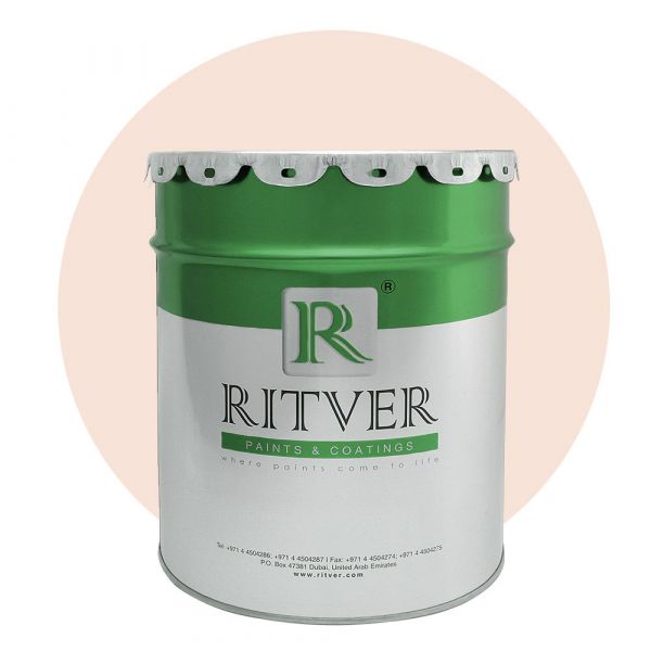 Ritver - Water Based Emulsion Wall Paint 18L - Fresh Pink Color