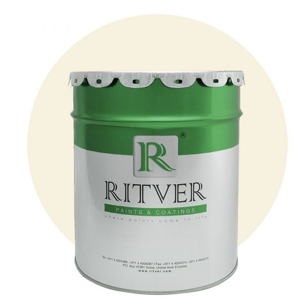 Ritver - Water Based Emulsion Wall Paint 18L - Ivory Color