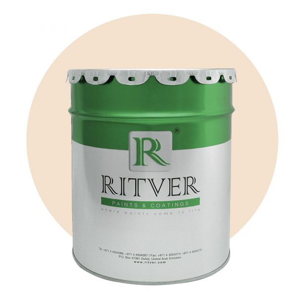 Ritver - Diamond Matt Emulsion Wall Paint 3.6L - Middle Cream Color
