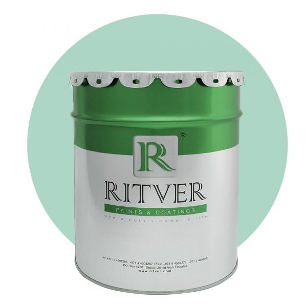 Ritver - Diamond Matt Emulsion Wall Paint 3.6L - Pastel Green Color