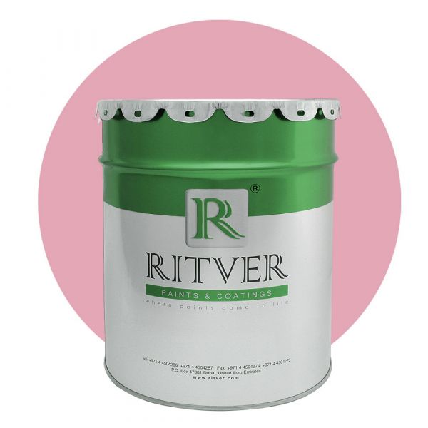 Ritver - Water Based Emulsion Wall Paint 18L - Red Lilas Color