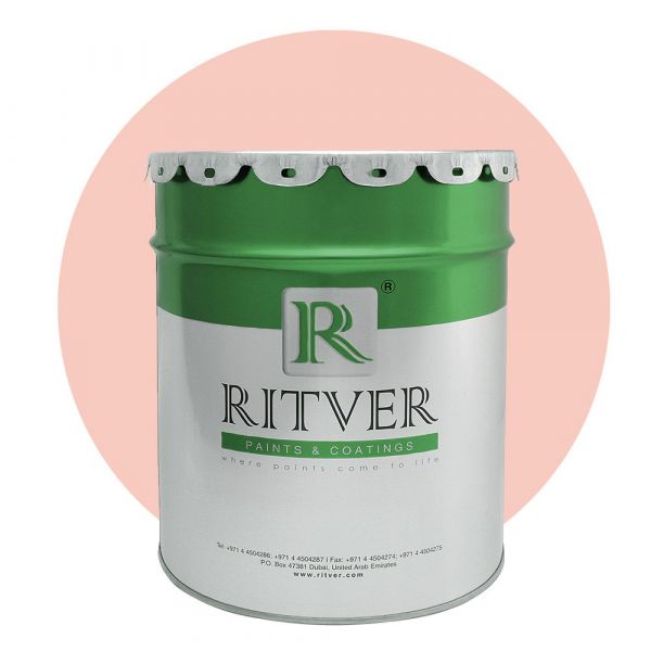 Ritver - Water Based Emulsion Wall Paint 18L - Rosa Color