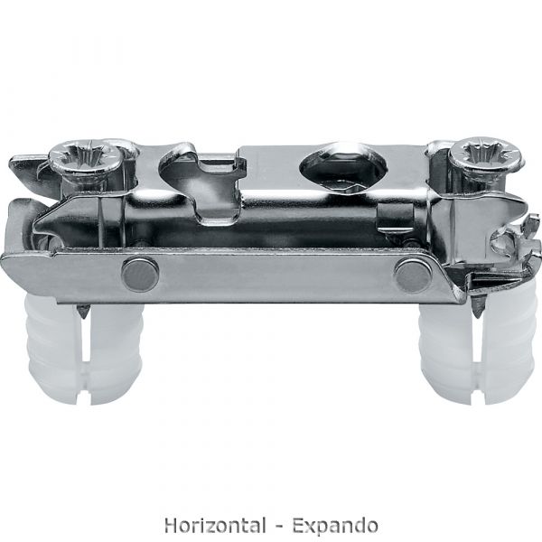 Blum - Clip Top Blumotion Profile/Thick Door Hinge 95° Screw On + Horizontal Cam Plate
