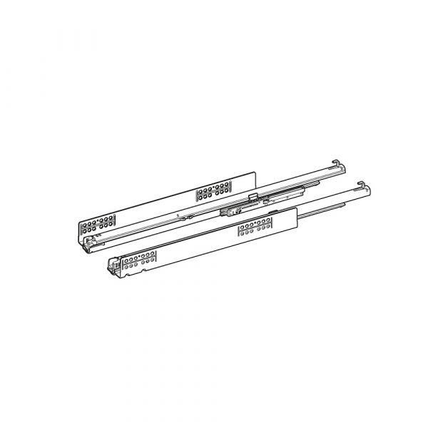 Hettich - Quadro V6 You M - Full Extension Runner With Push To Open + Quadro Catch