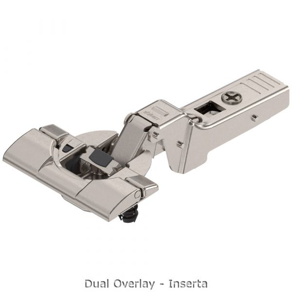 Blum - Clip Top Blumotion Profile/Thick Door Hinge 95° Screw On + Horizontal Cam Plate