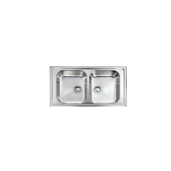 CM Cometa Double Bowl Sink 86 x 50 cm