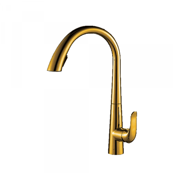 CM Pull-Out Mixer Gold Finish