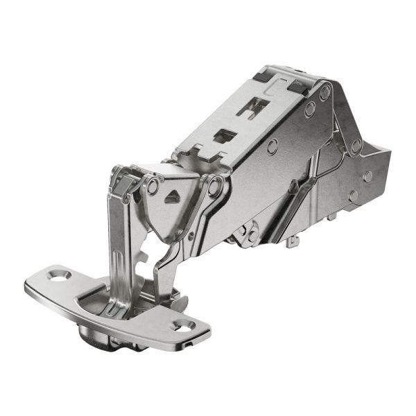 Hettich - Sensys Wide Angle Hinge 165° Zero Protrusion With Integrated Silent System + Cross Mounting Plate