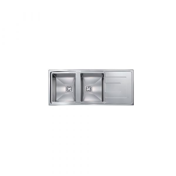 CM Vesta Double Bowl Sink 116 x 50 cm