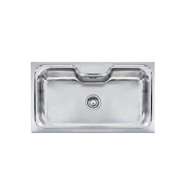 CM - EUREKA Single Bowl Sink - Satin F3 Finish - 86 X 51 X 220 mm