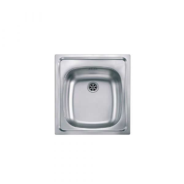 CM CINZIA Single Bowl Sink Satin F2 Finish 44 x 50 cm