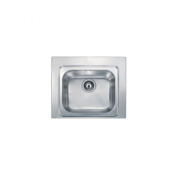 CM CINZIA Single Bowl Sink Satin F3 Finish 58 x 50 cm