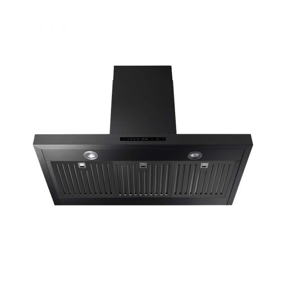 CM SHARK Wall Mount Hood Black Stainless Steel Touch Control With Remote 90cm
