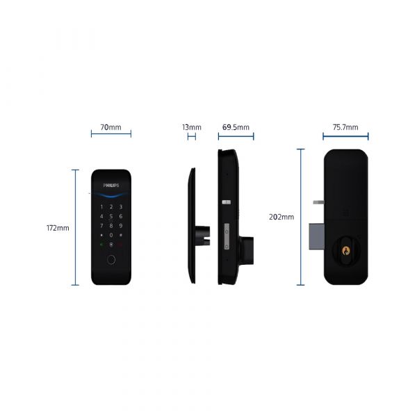 Philips - Digital Lock EasyKey - Grille Lock