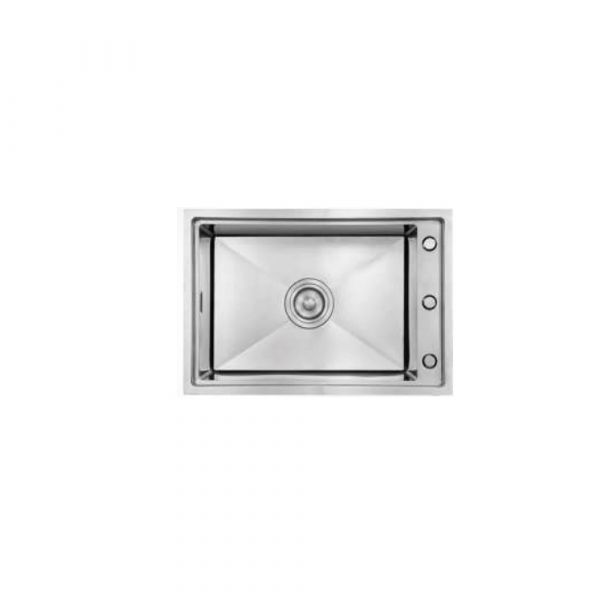 Elite Topmount Single Bowl Sink 60 x 46cm Bowl Depth 220mm