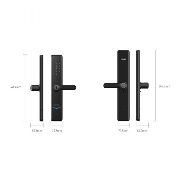 Philips - Easy Key Lever Smart Door Lock With Bluetooth