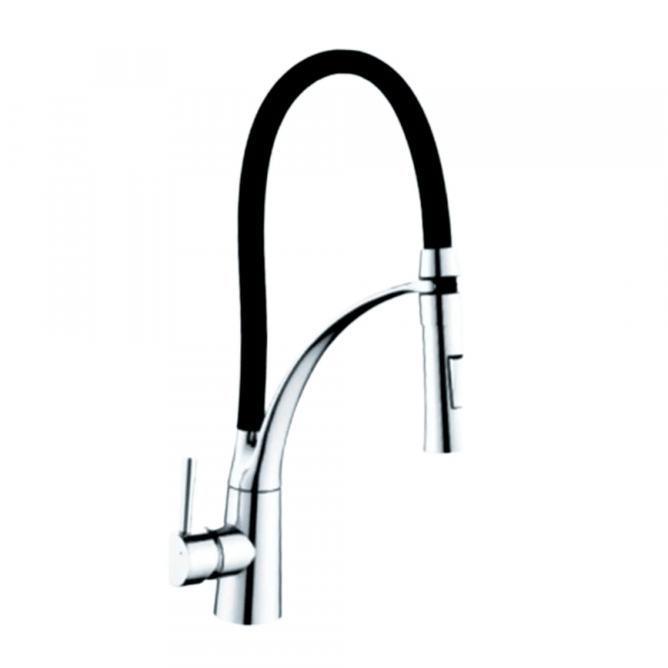 CM Pull-Out Mixer Tap with Black Accent Chrome