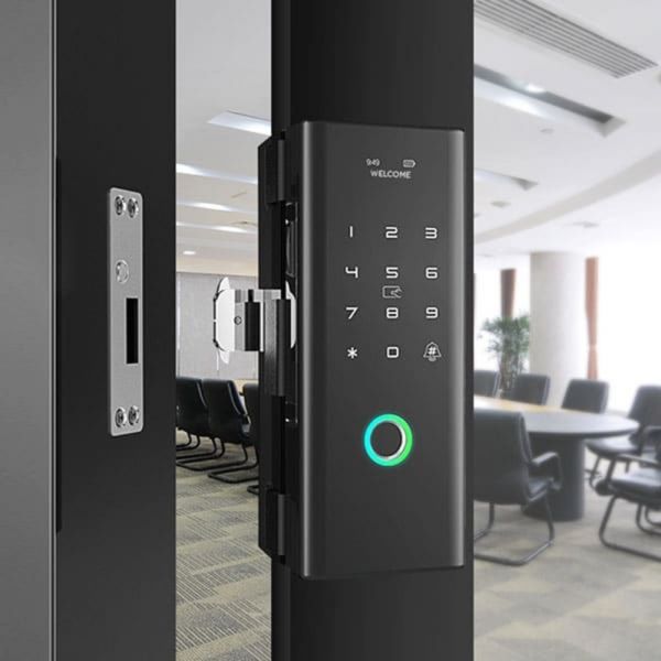 Oji - GL2 Smart Door Lock for Glass Doors with Biometric and Smartphone App