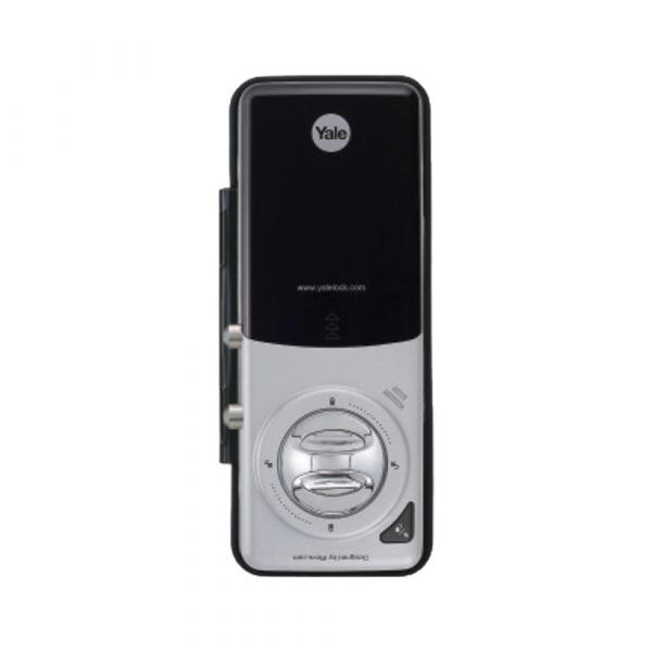 Yale - RFID Rim Smart Lock for Glass Door - Silver