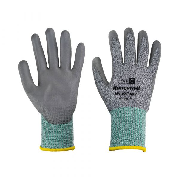 Honeywell - Work Easy Protective Gloves Cut Level A3/C - Grey (Pair)