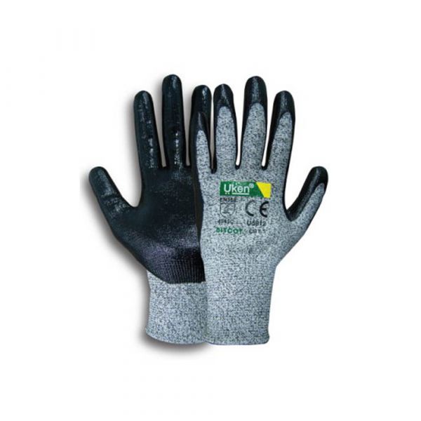 Uken - Safety Gloves Nitcot Cut-5