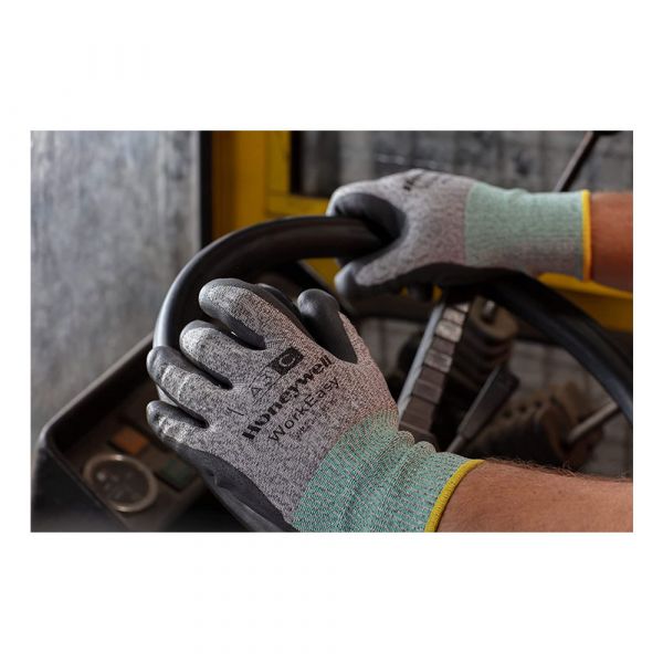 Honeywell - Work Easy Protective Gloves Cut Level A3/C - Grey (Pair)