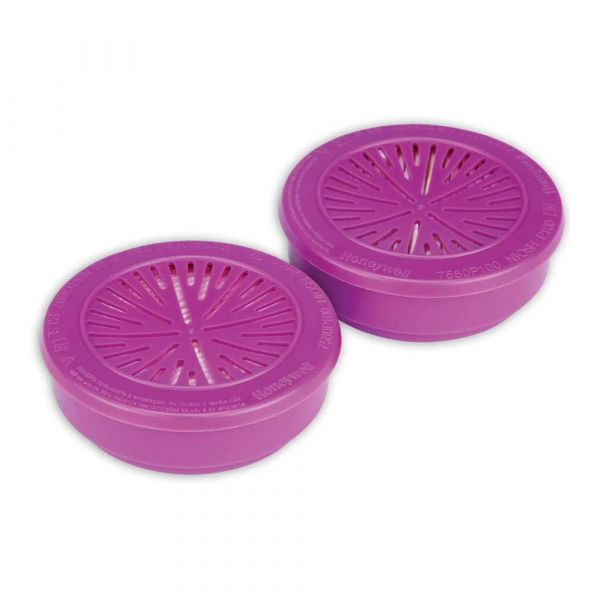 Honeywell - North Particulate Cartridge Half & Full-Face Respirators Magenta - (2 / Pack)