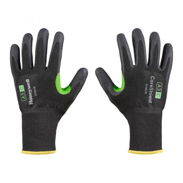 Honeywell - Work Easy Protective Gloves Cut Level A3/C Black (Pair)