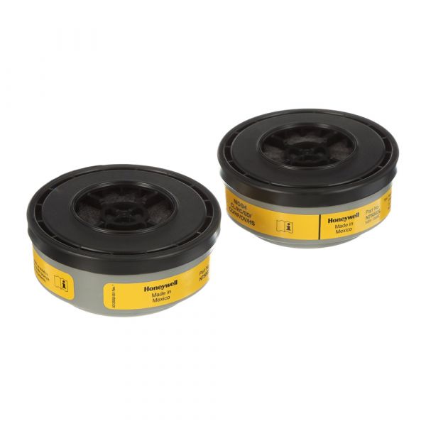 Honeywell - North Safety Organic Vapor/Acid Gas Respirator Low Profile Cartridge (Pair)