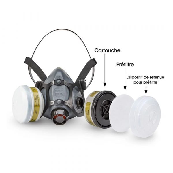 Honeywell - North Safety Multi-Purpose Gas & Vapor Respirator Cartridges (Pair)