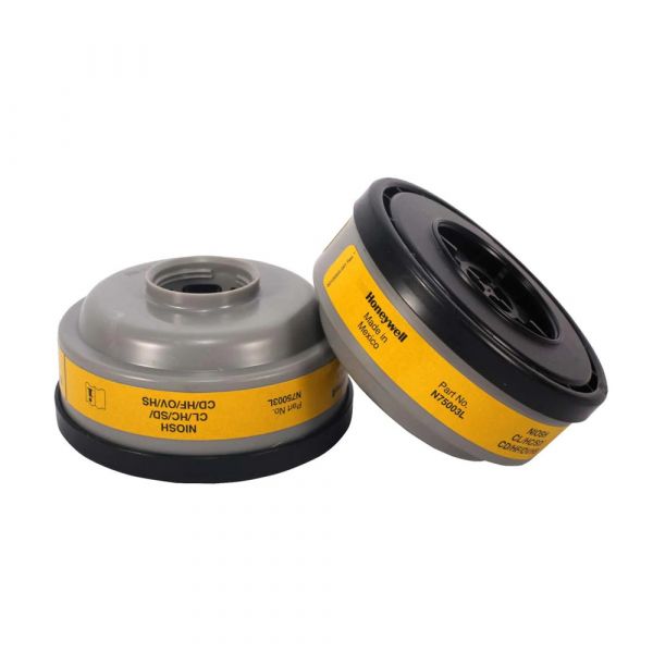 Honeywell - North Safety Organic Vapor/Acid Gas Respirator Low Profile Cartridge (Pair)