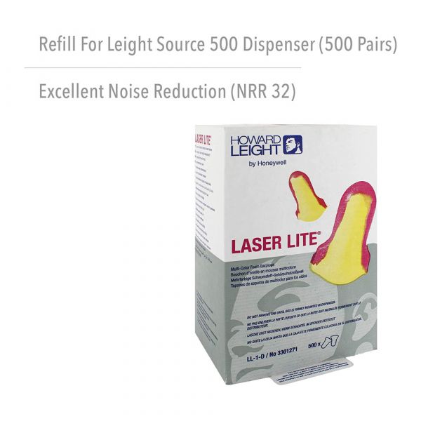 ​Honeywell - Laser Lite High Visibility Disposable Foam Earplugs for Ear protection