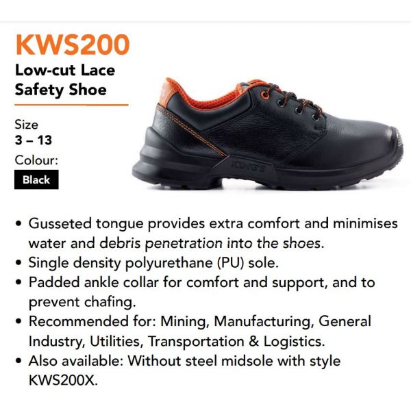 Honeywell - Safety Shoes King’s Lace Up Pierce-Resistant Steel - Toe Cap Safety Shoes