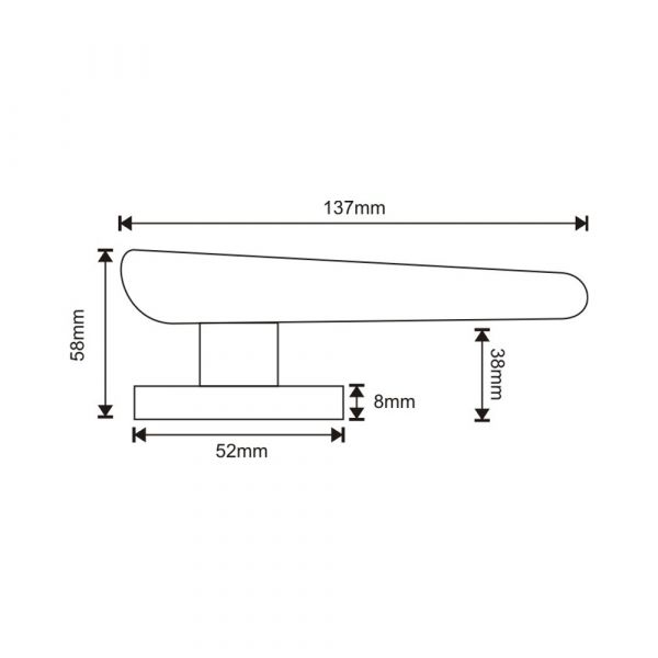 EuroArt - Lever on Rose Handle with Escutcheon
