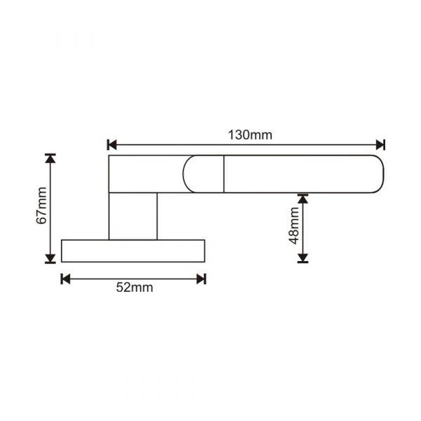 EuroArt - Lever on Rose Handle with Escutcheon
